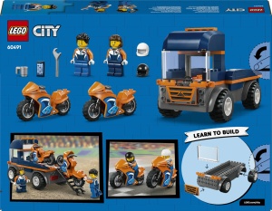 Transportor LEGO City cu Motociclete 60491, 88 piese, pentru copii de la 4 ani - Img 13