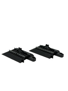 Trenulete Bachmann E-Z Track Hayes Stosnanger, 2 bucati, otel, negru - Img 3