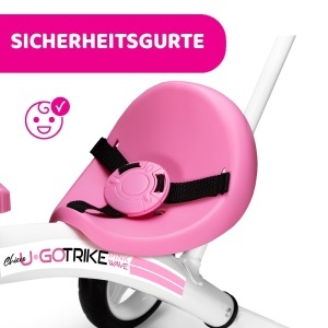 Tricicleta pentru copii Chicco U-GO 2in1 tricicleta pentru fete si baieti cu maner reglabil pe inaltime centura de siguranta si cos de depozitare max  - Img 6