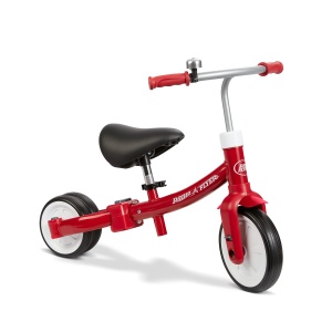 Tricicleta Radio Flyer pentru joaca, tricicleta rosie pentru copii mici, bicicleta fara pedale si vehicul pentru copii de la 1 la 3 ani - Img 9