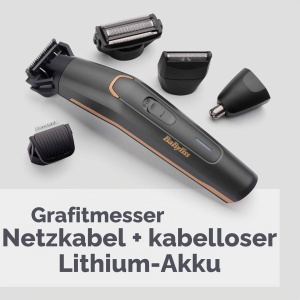 Trimmer BaByliss MT987E Multi-Trimmer 12-in-1, kabellos, 70 minute autonomie - Img 12