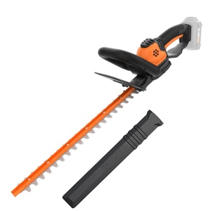 Trimmer de gard viu fara fir WORX WG261E.9 - Trimmer de gard viu si arbusti cu lungime lama de 44 cm - Distanta dintilor de 16 mm - Ideal pentru garduri vii inalte - Usor si compact - Compatibil PowerShare - Fara baterie si incarcator