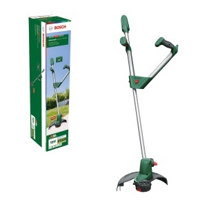 Trimmer de iarba Bosch UniversalGrassCut 18V-26, ergonomic, cu funtie IntelliFEED