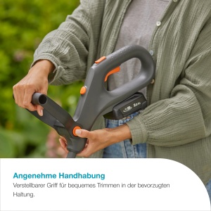 Trimmer de iarba Gardena EasyTrim 25, 18V, 2-in-1, usor si ergonomic - Img 5