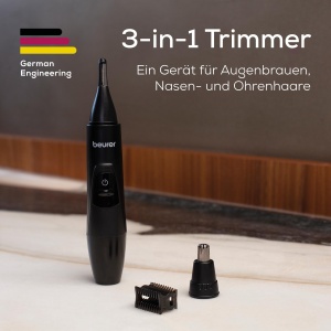 Trimmer de Precizie Beurer MN2X, 3 in 1, Accesorii din Otel Inoxidabil, Waterproof - Img 2