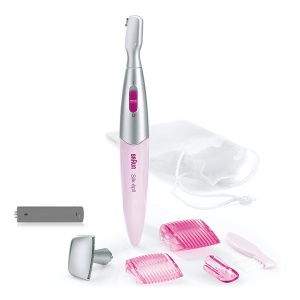 Trimmer de precizie Braun Silk-epil FG1100 pentru zona bikinilor Roz