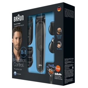 Trimmer multifunctional Braun MGK3060 8-in-1 lame ascutite autonomie 60 min - Img 6