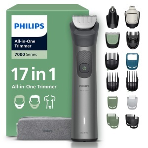 Trimmer multifunctional Philips MG796115 Seria 7000 17 accesorii Autoascutire