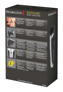 Trimmer pentru corp Remington BHT2000A, cu 5 lungimi, titaniu, negrugri - Img 7