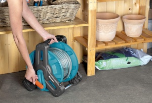 Tromela de furtun Gardena Classic 50, pentru furtun de maxim 50 m, constructie compacta - Img 6