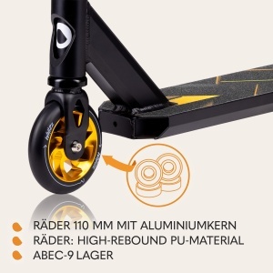 Trottineta LIONELO WHIZZ, 110mm, Aluminium, Design Unic - Img 3