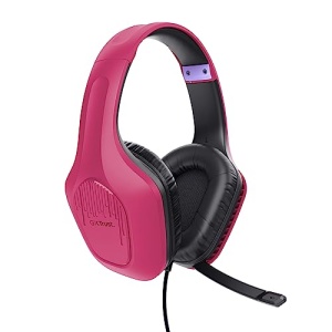 Trust Gaming GXT 415P Zirox Casti Usoare De Gaming cu Driver de 50 mm pentru PC, Xbox, PS4, PS5, Comutator, Mobil, 2 m Cu Fir, Mufa Audio de 3.5 mm, Casti Over-Ear cu Fir - Roz - Img 10