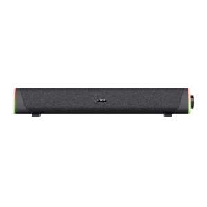 Trust Liro Soundbar PC Speaker 12W, Difuzoare stereo pentru computer cu iluminare LED RGB, Jack 3.5mm AUX, USB Operation Sound Bar pentru PC Laptop Desktop Tablet Smartphone TV, Negru - Img 9