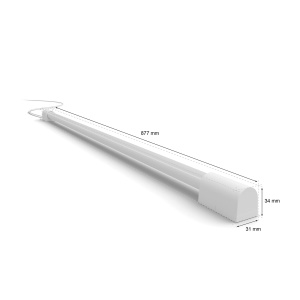 Tub de lumina Philips Hue Play Gradient, 75 cm, 1100 lm, alb - Img 3