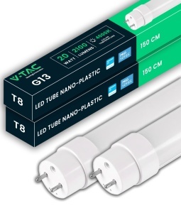 Tub LED V-TAC 150 CM T8 20W 2100 Lumen Culoare 6500K