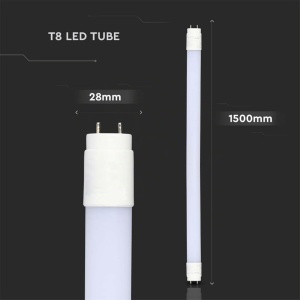 Tub LED V-TAC 60 CM T8 G13 7,5W 850 Lumen cu Chip Samsung, Lumina Neutral Alba 4000K - Img 3