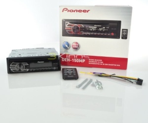 Tuner CD Pioneer DEH-150MP, AUX-In frontal, 4X 50 wati, iluminare afisaj alb, iluminare tastatura rosie, amplificator MOSFET, egalizator grafic cu 5 benzi - Img 3