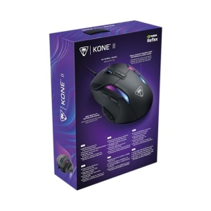 Turtle Beach Kone II - Mouse ergonomic pentru jocuri RGB, senzor optic 26K DPI, comutatoare optice Click Life 100M, 23 de functii programabile, rotita de derulare 4D, negru - Img 15