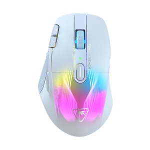 Turtle Beach Kone XP Air - Mouse pentru jocuri RGB wireless, personalizabil si ergonomic, Bluetooth, senzor optic 19K DPI, baterie de pana la 100 de ore si statie de incarcare - alb - Img 15