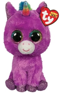 TY Rosette Unicorn Plus Violet One Size Material Ultra-Moale