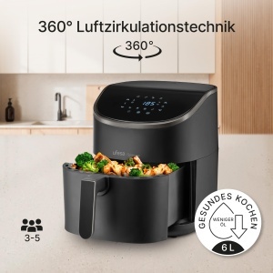 Ufesa Sparrow Friteuza Airfryer 6L 1700W Digitala 8 Programe - Img 2