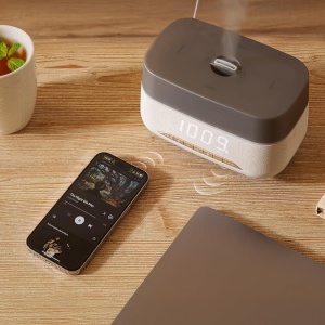 Umidificator cu aroma Cecotec PureAroma 1300, 300ml, Bluetooth, LED - Img 3