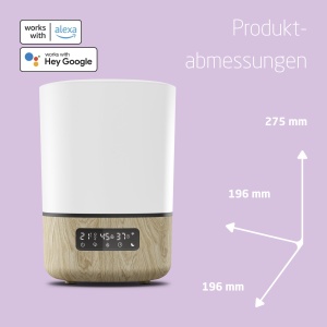 Umidificator inteligent Maxi-Cosi Breathe pentru camera bebelusului 38L difuzor uleiuri esentiale control prin aplicatie - Img 8