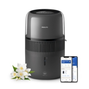 Umidificator Philips NanoCloud HU560003, 4.5L, Negru, pentru camere de pana la 50m