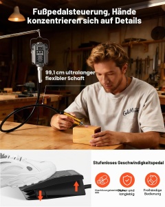 Unealta electrica de rotatie VEVOR KD-SR891, 1200 W, 30.000 Umin, cu accesorii - Img 3