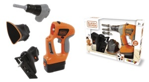 Unelte de constructie Smoby BlackDecker eVo 3-in-1 pentru copii, 3 ani