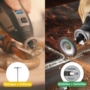 Unelte multifunctionale Dremel 8240, 12V, 2Ah, cu 65 accesorii - Img 9