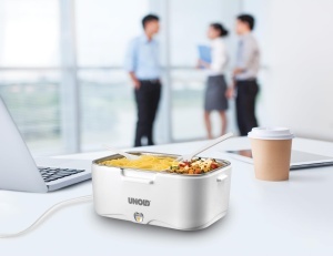 Unold 58850 Lunchbox Electrica 15L Alb Container Detasabil Inox - Img 4