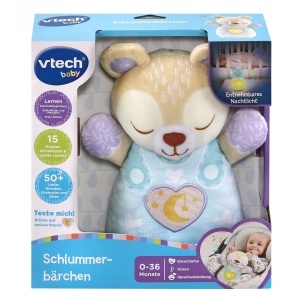 Ursulet de Plus Interactiv VTech Baby Schlummerbarchen cu Noapte Luminata si Muzica - Img 4