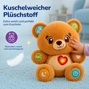 Ursulet interactiv VTech Baby Spielspa-Barchen, personalizabil, 150 melodii - Img 8