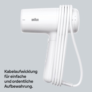 Uscator de par Braun HD2.21, 2200 W, IONTEC, alb, cu difuzor si duza de styling - Img 3