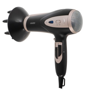 Uscator de par Mesko MS 2287, 2200W, negru champagne - Img 3