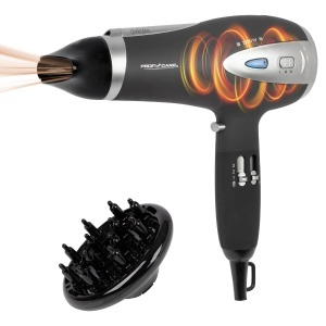 Uscator de par ProfiCare PC HTD 3113, 2200W, cu functie de ionizare, negru