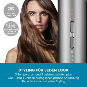 Uscator de par Severin S-Style Speed Pro, 2000W, Ioni, Culoare Anthrazit - Img 6