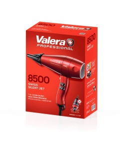 Uscator de par Valera Swiss Silent Jet 8500, 2000 W, 3 trepte temperatura, rosu - Img 7