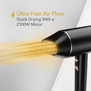 Uscator de par WAHL Ionic Flow, 2100W, uscare rapida, design compact - Img 3