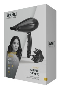 Uscator de par WAHL Power Shine 2000W 3 trepte de temperatura Cool Shot difuzor pentru bucle - Img 7