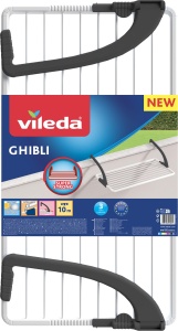 Uscator de rufe pentru balcon Vileda Ghibli, 10 m, brad 100 harz, brate ajustabile - Img 2