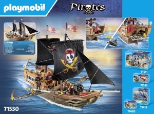 Vapor pirat PLAYMOBIL 71530, 137 piese, accesoriu pentru copii de la 4 ani - Img 6