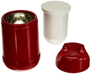 Vas de Servire Metaltex Ercole 1,2 L cu Insertie de Sticla - Img 4