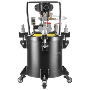 Vas sub presiune VEVOR pentru vopsea spray, vas sub presiune complet automat de 10 litri cu functie de agitare, presiune reglabila de 70 psi, vas sub presiune, rezervor de vopsea cu pistol de pulverizare si furtunuri, pentru vopsire etc. - Img 10