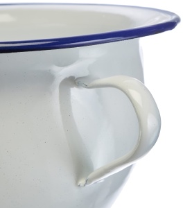 Vase de noapte Ibili Blanca 3,5 l din otel emailat, albalbastru - Img 4