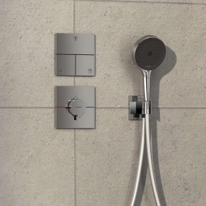Ventil submontat hansgrohe ShowerSelect Comfort E, crom, pentru 3 functii - Img 4