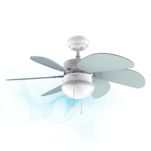 Ventilator de tavan Cecotec EnergySilence 3600 Vision Sky, 50 W, 92 cm, AlbAlbastru