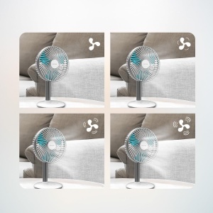 Ventilator portabil Cecotec EnergySilence 4000 4000 mAh alb control touch - Img 5