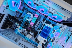 Ventilator RGB Corsair iCUE QL140, 140 mm, 68 LED-uri, Alb - Img 2